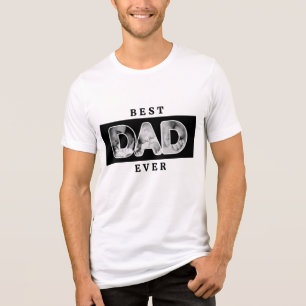 Custom Photo Father's Day Tri-Blend Shirt
