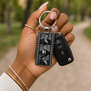 Custom Photo Film Strip Keychain, Hollywood Movie Key Ring