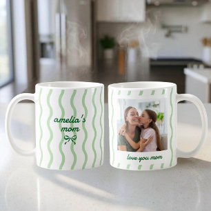 Custom Photo First Time Mum Gifts New Mum Grandma Coffee Mug