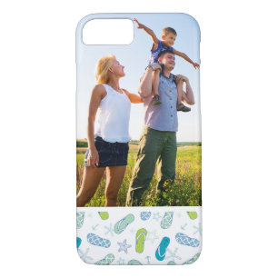 Custom Photo Flip Flop Pattern Case-Mate iPhone Case