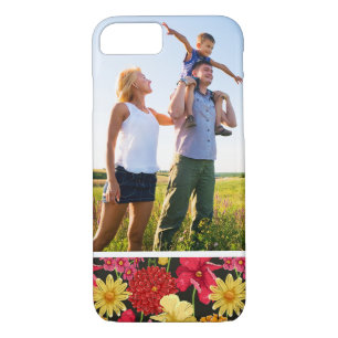 Custom Photo Floral wallpaper in watercolor style Case-Mate iPhone Case