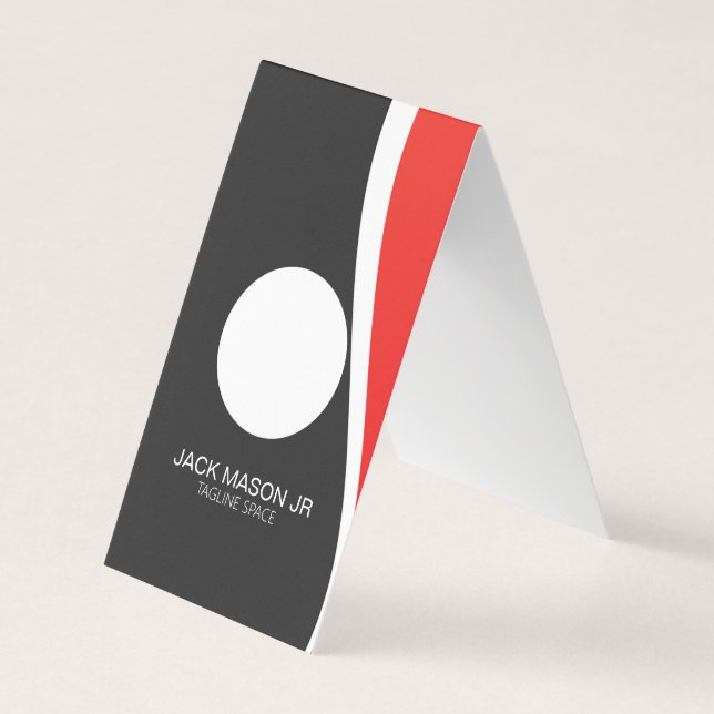 Custom Photo Folded Business Card (Front)