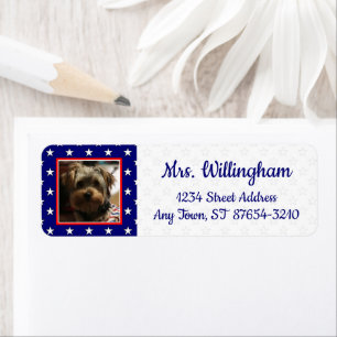 Custom Photo Frame USA American Flag Patriotic Fun
