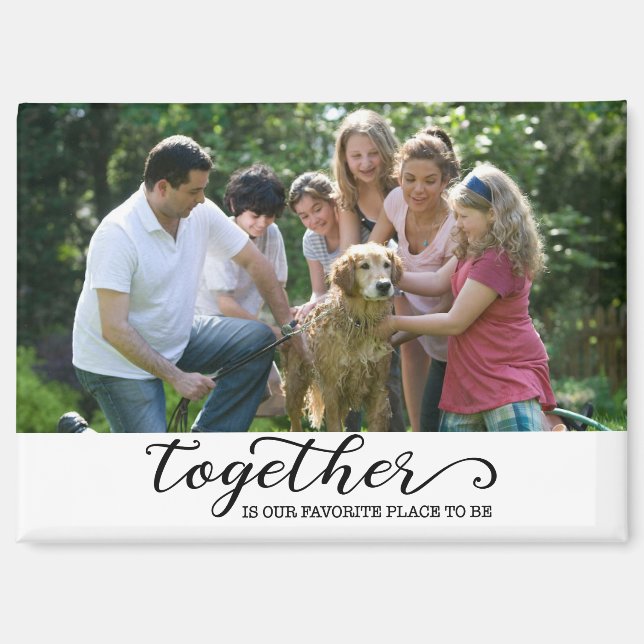 Custom Photo Fridge Magnet (Front)