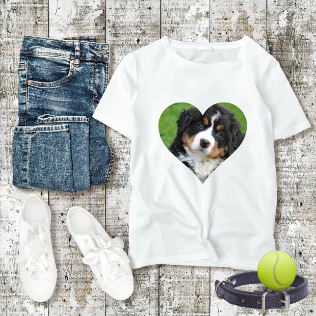 Custom photo, From the HEART Dog Mum  T-Shirt (Creator Uploaded)