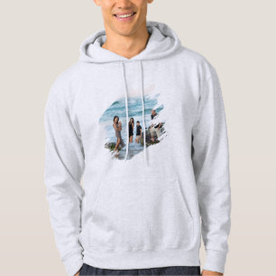 Custom Photo Front Print Cozy Hoodie