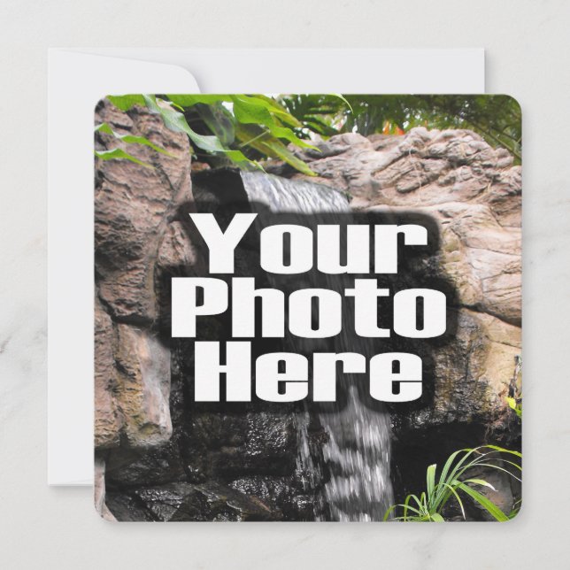 Custom Photo Full-Colour Personalised Invitation (Front)