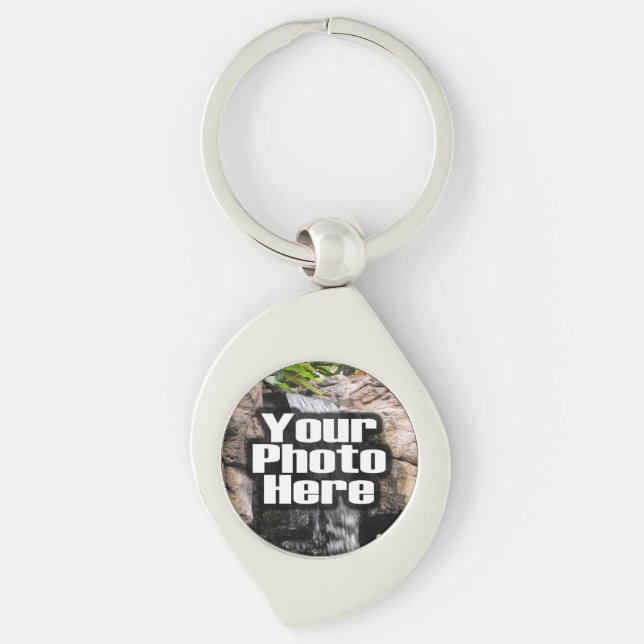 Custom Photo Full-Colour Personalised Key Ring (Front)