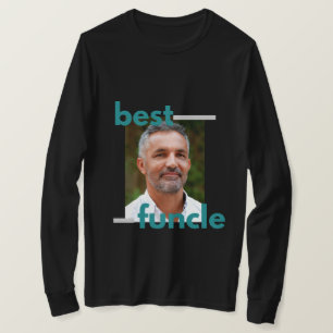 custom photo FUNCLE funny best uncle  T-Shirt