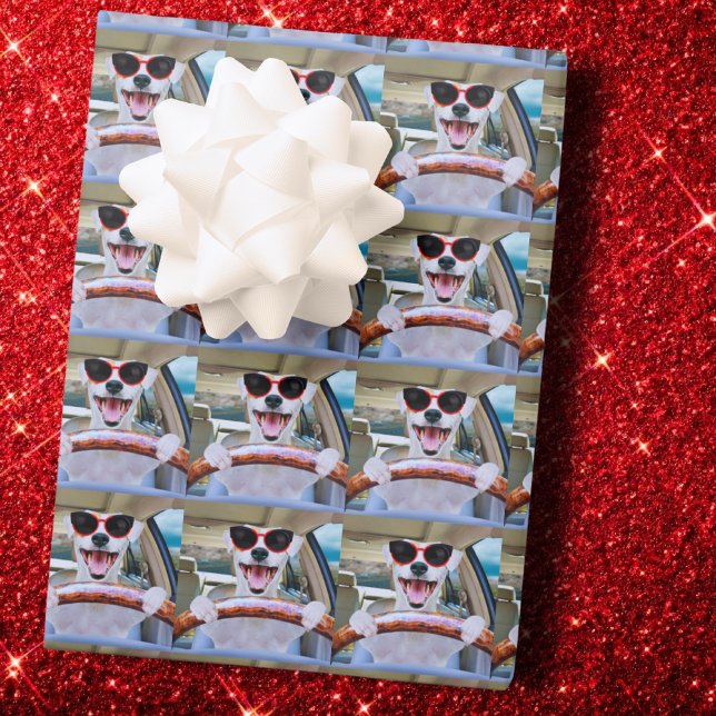 Custom Photo Gift Wrap, Dog Custom Image Wrapping Paper Sheet (Creator Uploaded)