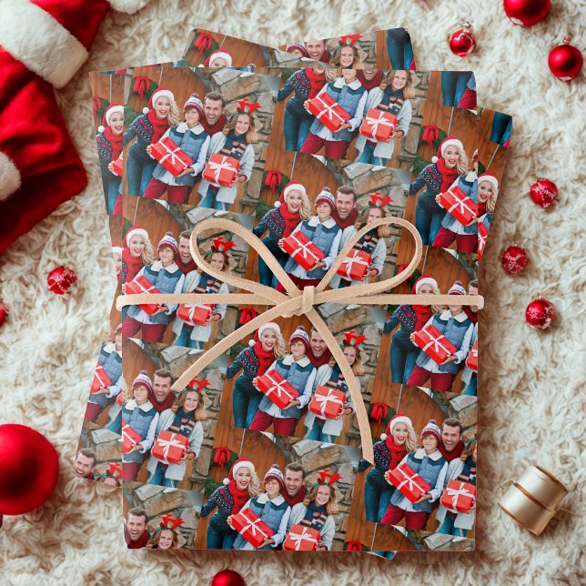 Custom Photo Gift Wrap , Family Custom Image Wrap (Creator Uploaded)