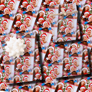 Custom Photo Gift Wrap , Family Custom Image Wrap