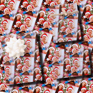 Custom Photo Gift Wrap , Family Custom Image Wrap