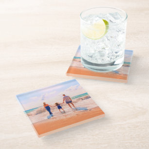 Custom Photo Glass Coaster Your Favourite Photos