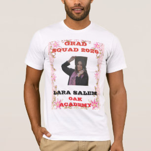 Custom Photo Grad 2026 Floral Family shirt