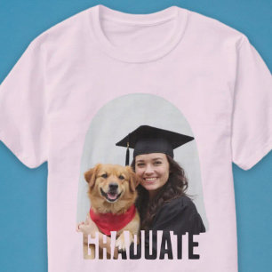 Custom Photo Graduate Arch Graduation Gift T-Shirt