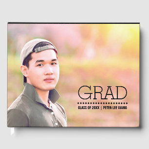 Custom Photo Graduation  Guest Book