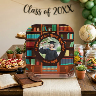 Custom Photo Graduation Paper Plate