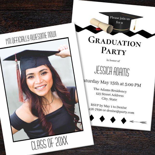 Custom Photo Graduation Party Invitation (Creator Uploaded)