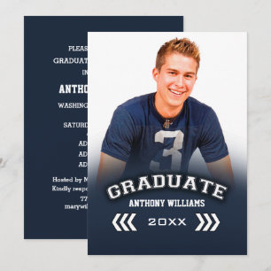 Custom Photo Graduation Party Photo Invitation