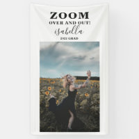Custom Photo Graduation Zoom Over And Out
