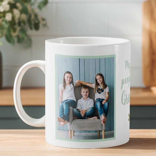 Custom Photo Grandma Coffee Mug (Personalized Photo mug for Grandma)