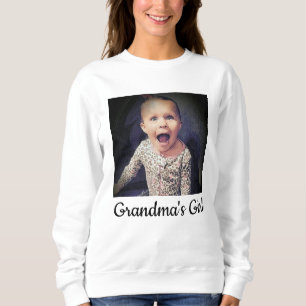 Custom Photo Grandma's Girl Sweatshirt