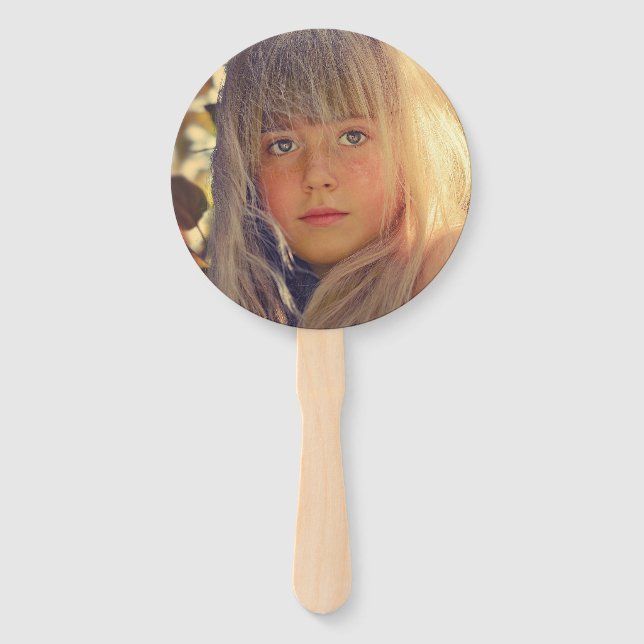 Custom photo hand fan fans (Front)