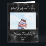 Custom Photo Happy Birthday Best Boyfriend Ever Card<br><div class="desc">Custom Photo Happy Birthday Best Boyfriend Ever Card</div>