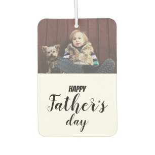 CUSTOM Photo   Happy Father's Day Car Air Freshener