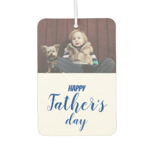 CUSTOM Photo Happy Father's Day Car Air Freshener