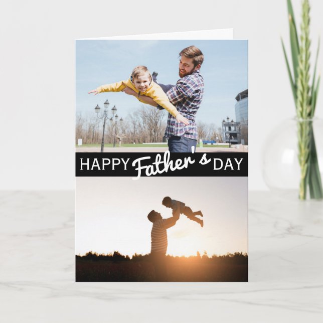 Custom Photo - Happy Father's Day Card (Front)