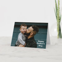 Custom Photo Happy Fathers Day Pre-Written Message