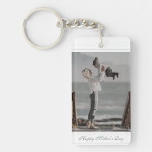 Custom photo Happy Mother's Day script baby