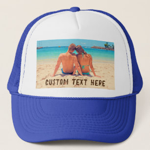 Custom Photo Hat with Your Photos and Text