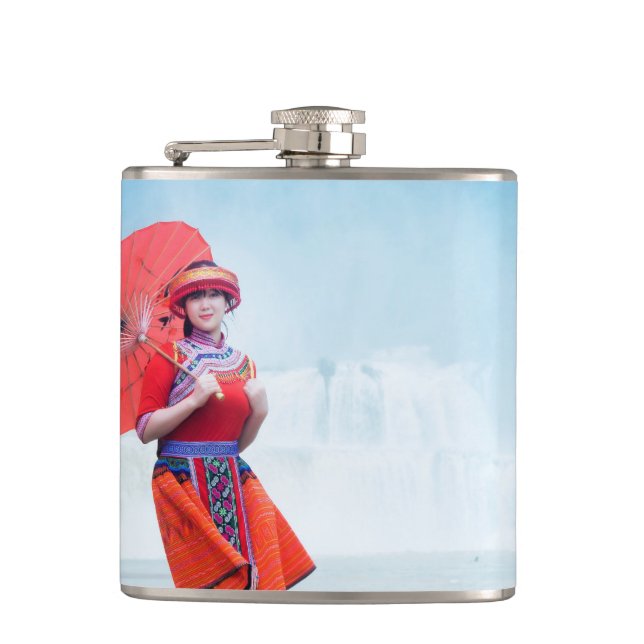 Custom Photo Hip Flask (Front)