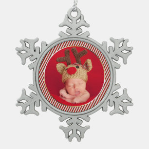 Custom Photo Holiday Christmas Ornaments