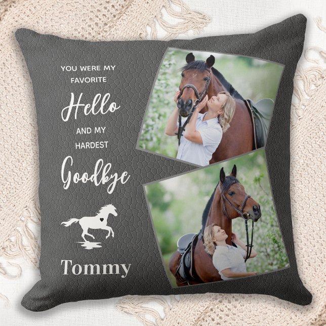 Custom Photo Horse Memorial Cushion (Creator Uploaded)