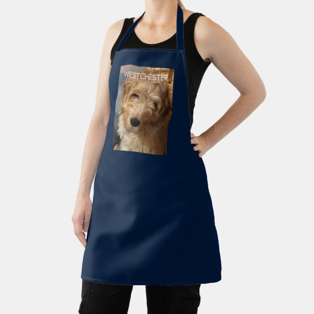 Custom photo image picture logo text personalised apron (Insitu)