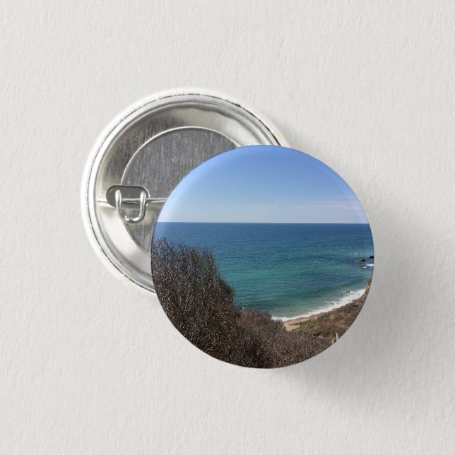 Custom photo image picture personalised 3 cm round badge (Front & Back)