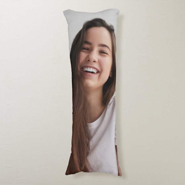 Custom Photo In Loving Memory  Body Cushion (Front Vertical)