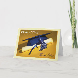 Custom Photo (inside) Graduation Thank-You Card 03