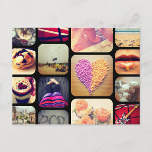 Custom Photo Instagram Postcard