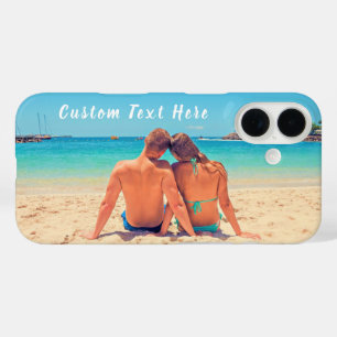 Custom Photo iPhone Case with Text