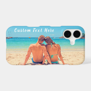 Custom Photo iPhone Case with Your Photos and Text