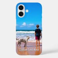 Custom Photo iPhone Case with Your Photos and Text