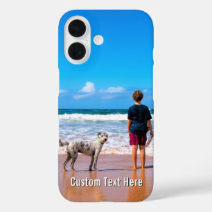 Custom Photo iPhone Case with Your Photos and Text