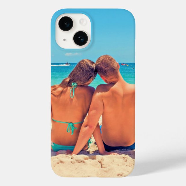 Custom Photo iPhone Case Your Photos Design (Back)