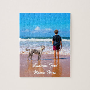Custom Photo Jigsaw Puzzle Your Photos and Text