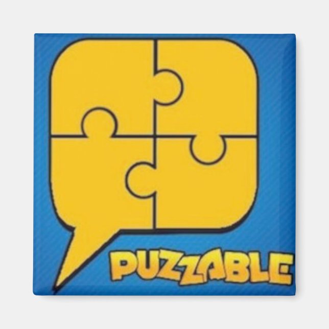 Custom photo jigsaw puzzles by Puzzable mobile app Magnet (Front)